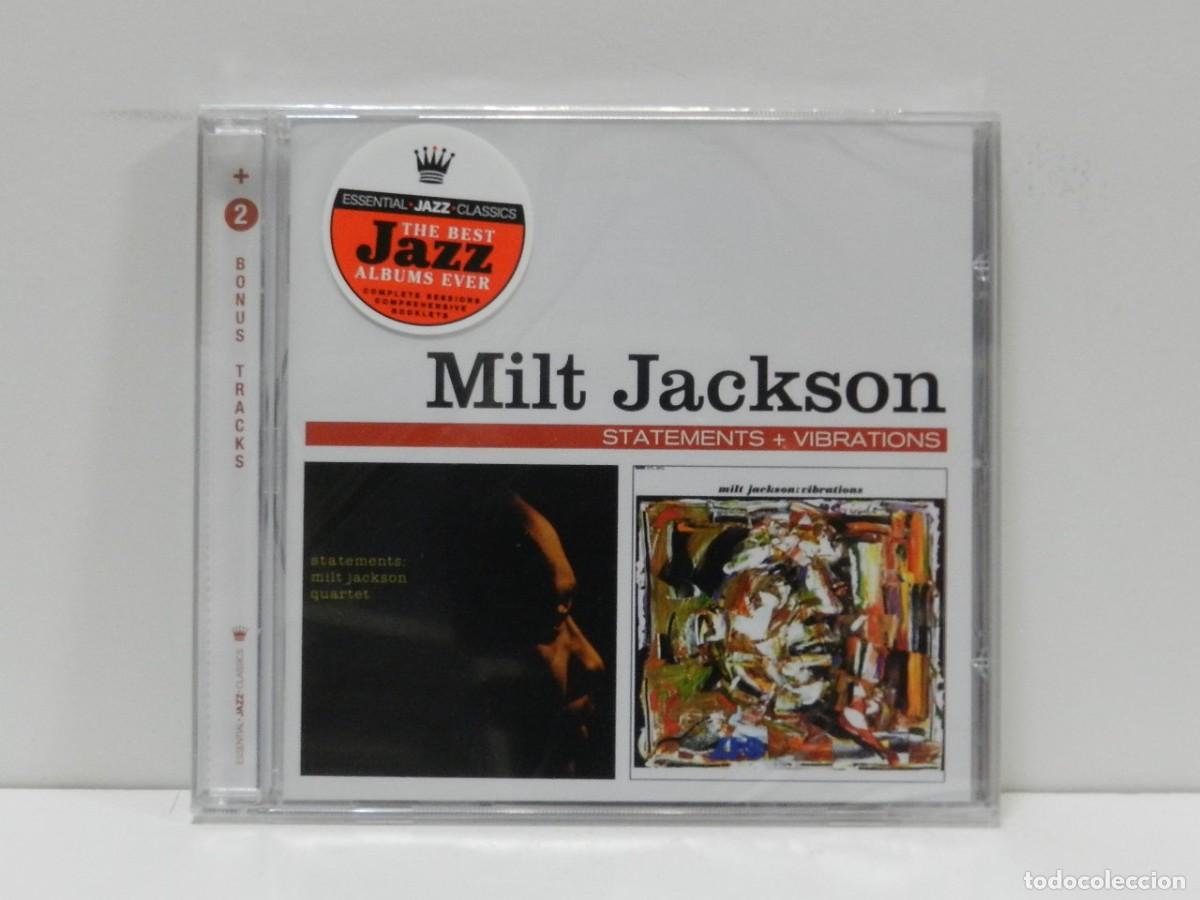 CDs de m&uacute;sica: DISCO CD. Milt Jackson &ndash; Statements + Vibrations. COMPACT DISC. PRECINTADO. - Foto 1