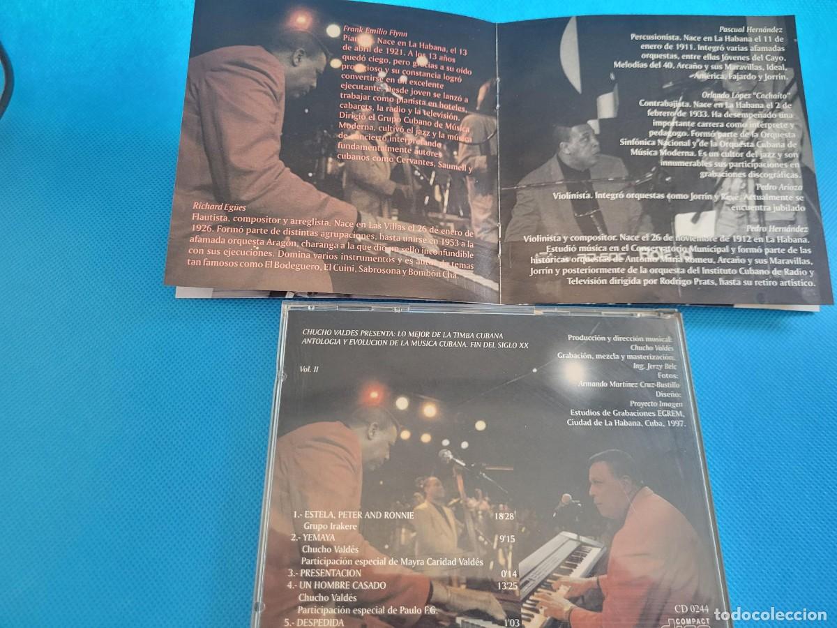 CDs de m&uacute;sica: CD CHUCHO VALDES TIMBA CUBANA EGREM CON TR&Iacute;PTICO - Foto 4