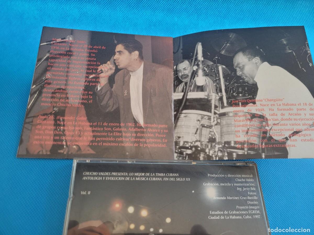 CDs de m&uacute;sica: CD CHUCHO VALDES TIMBA CUBANA EGREM CON TR&Iacute;PTICO - Foto 5