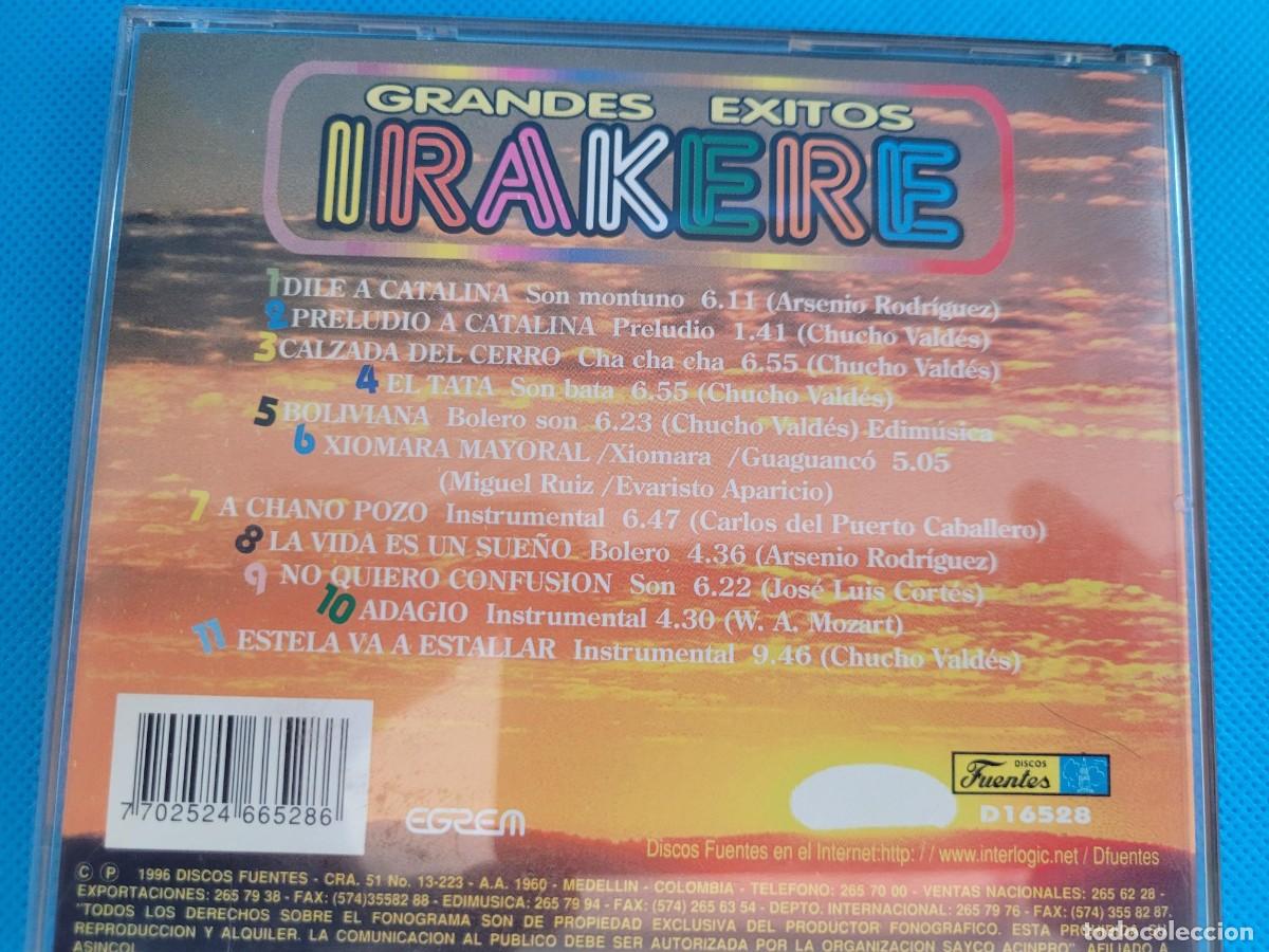 CDs de m&uacute;sica: CD IRAKERE GRANDES EXITOS CUBA CON DIPTICO - Foto 2