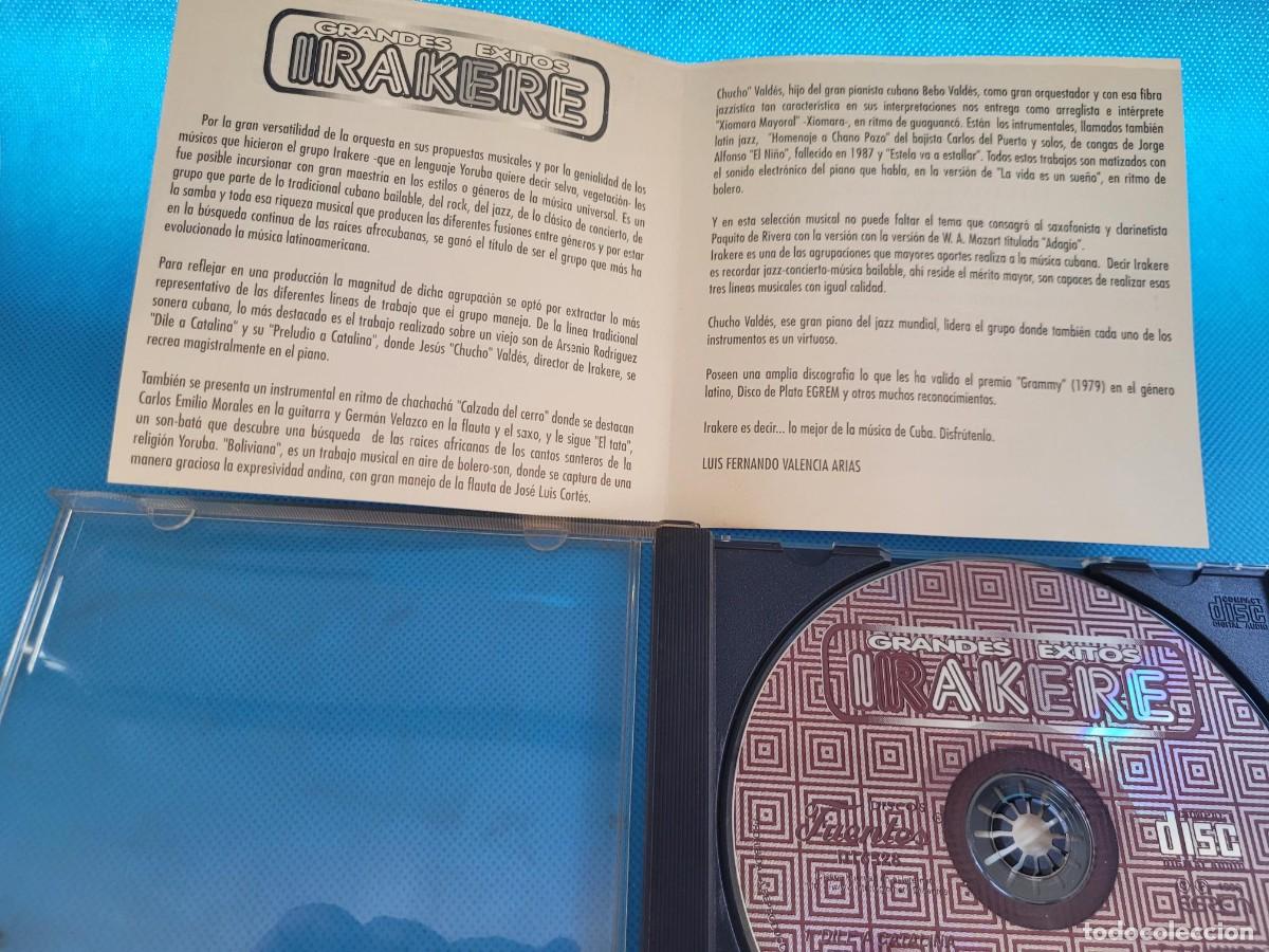 CDs de m&uacute;sica: CD IRAKERE GRANDES EXITOS CUBA CON DIPTICO - Foto 4