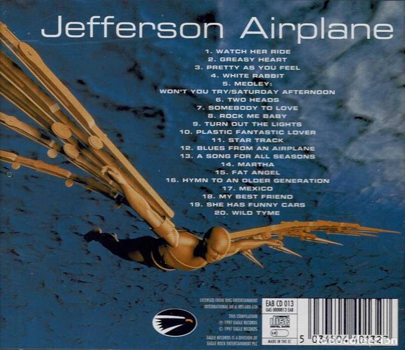 CDs de m&uacute;sica: Jefferson Airplane - The Masters. CD - Foto 2