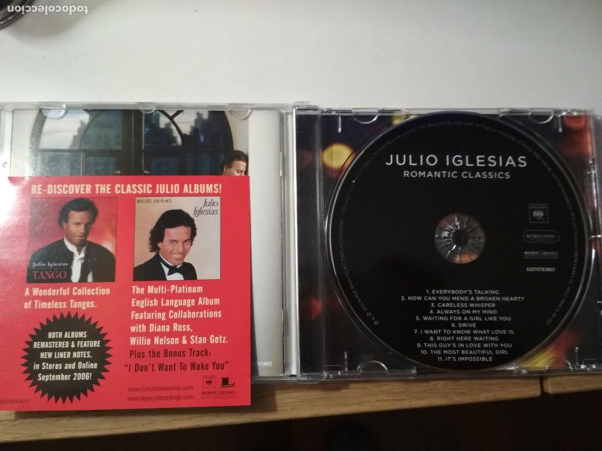 CDs de m&uacute;sica: Julio Iglesias &lrm;&ndash; Romantic Classics 2006 - Foto 4