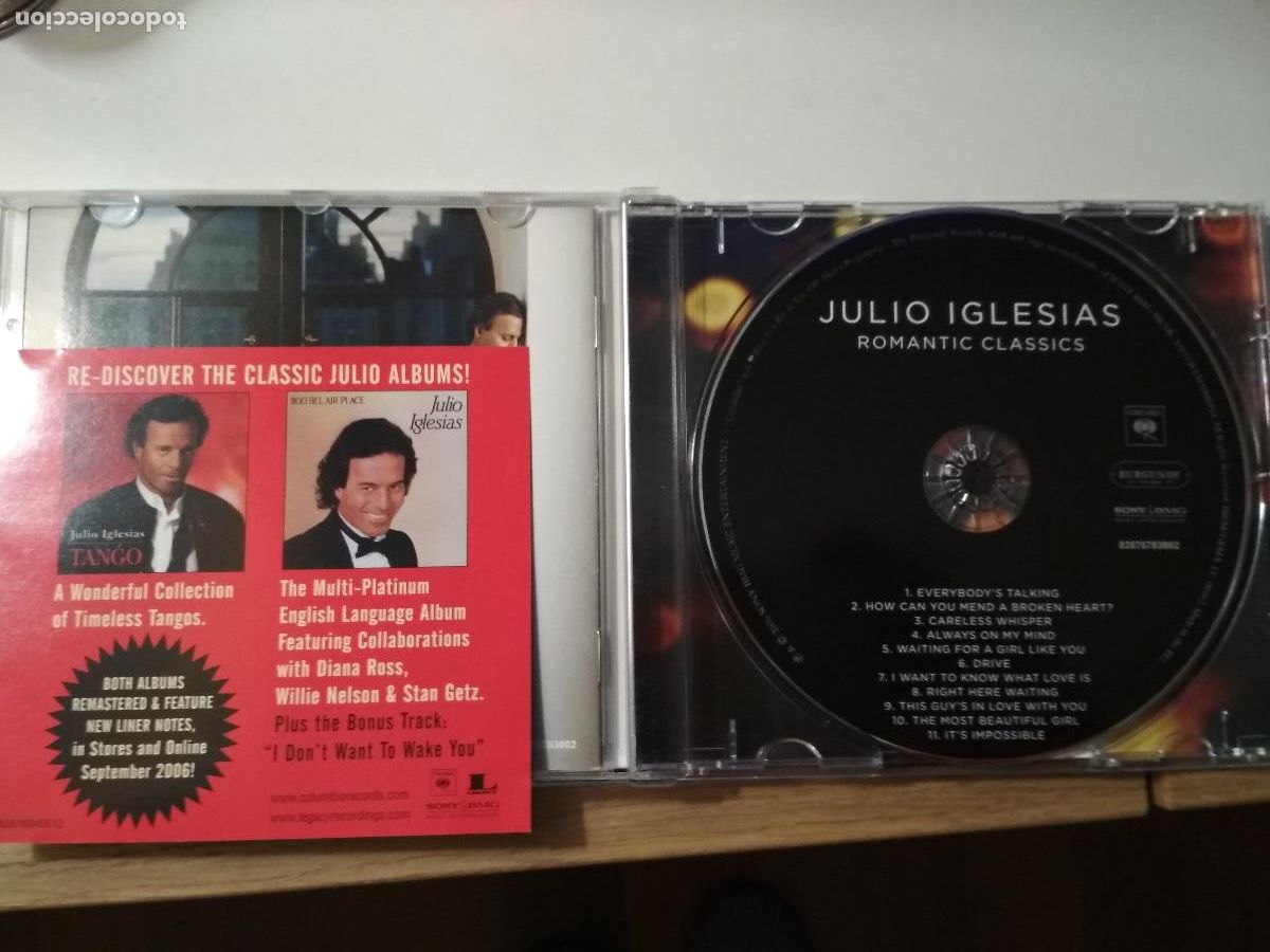 CDs de m&uacute;sica: Julio Iglesias &lrm;&ndash; Romantic Classics 2006 - Foto 5