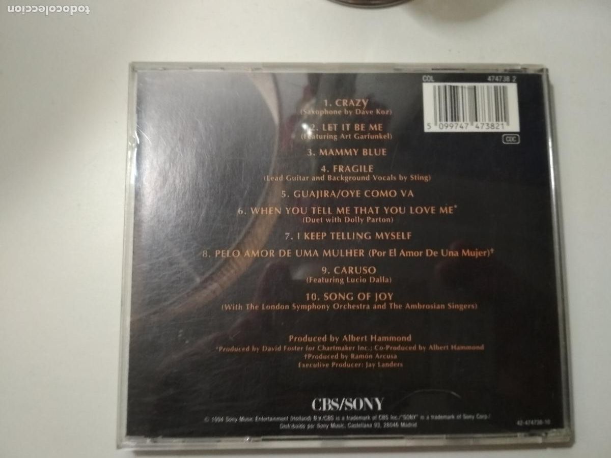 CDs de m&uacute;sica: Julio Iglesias &lrm;&ndash; Crazy 1994 - Foto 5