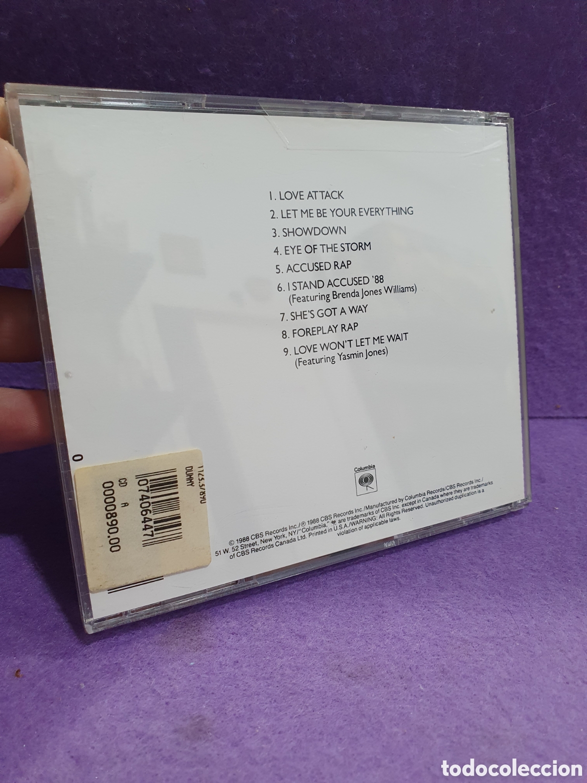 CDs de m&uacute;sica: CD. Isaac Hayes. Love Attack. (L101) - Foto 2
