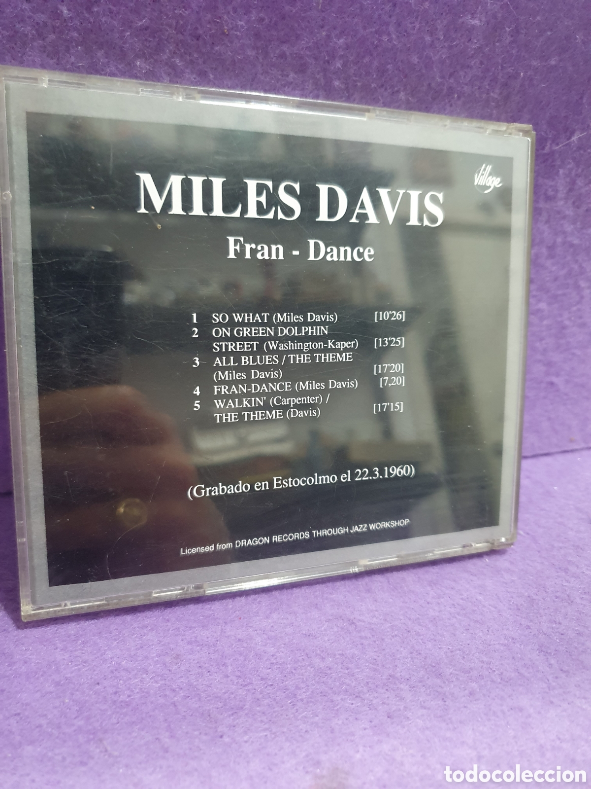 CDs de m&uacute;sica: CD. Miles Davis. Fran Dance. (L101) - Foto 2