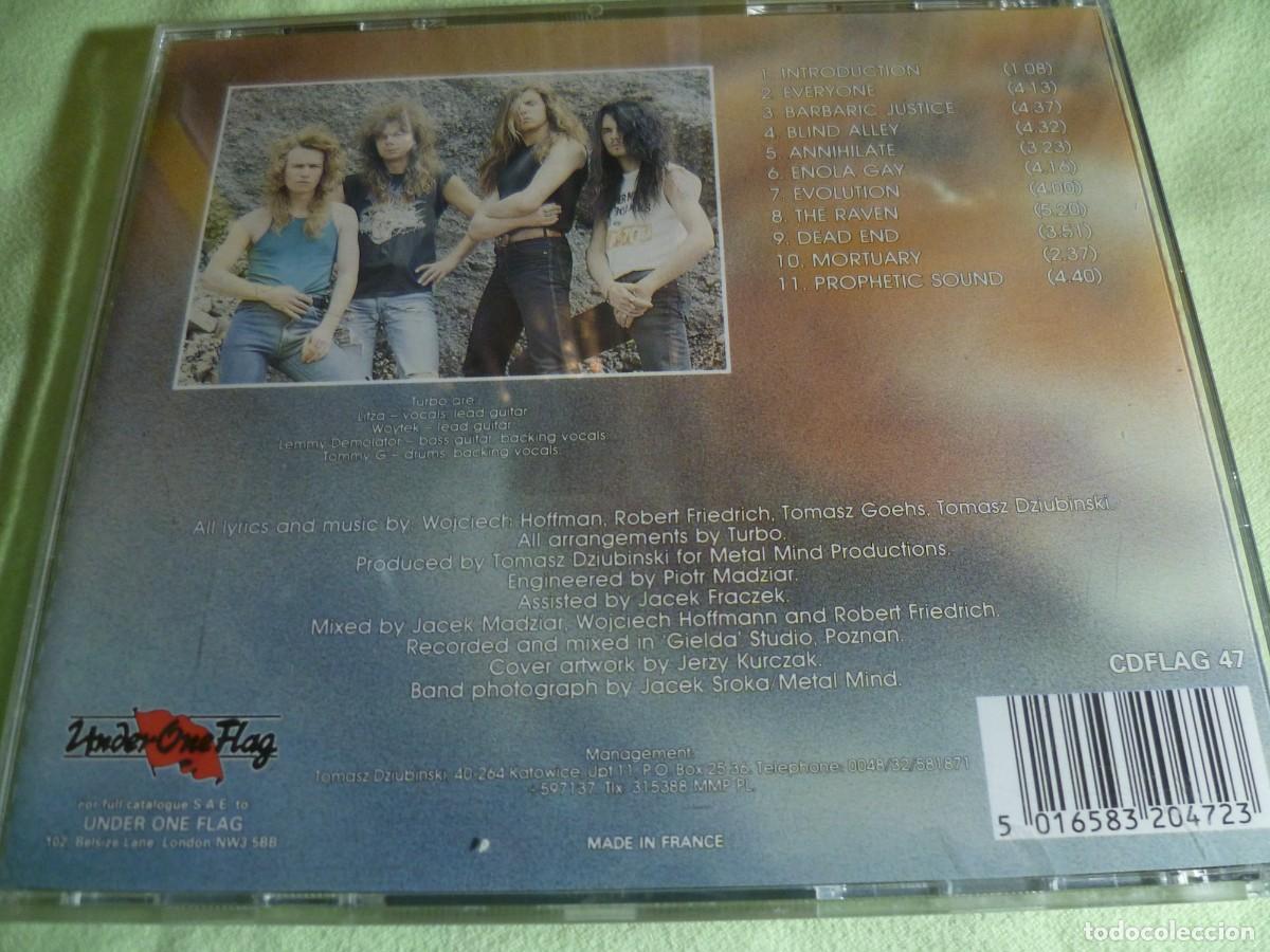 CDs de m&uacute;sica: Turbo Dead End CD UK Original 1990 - Foto 5
