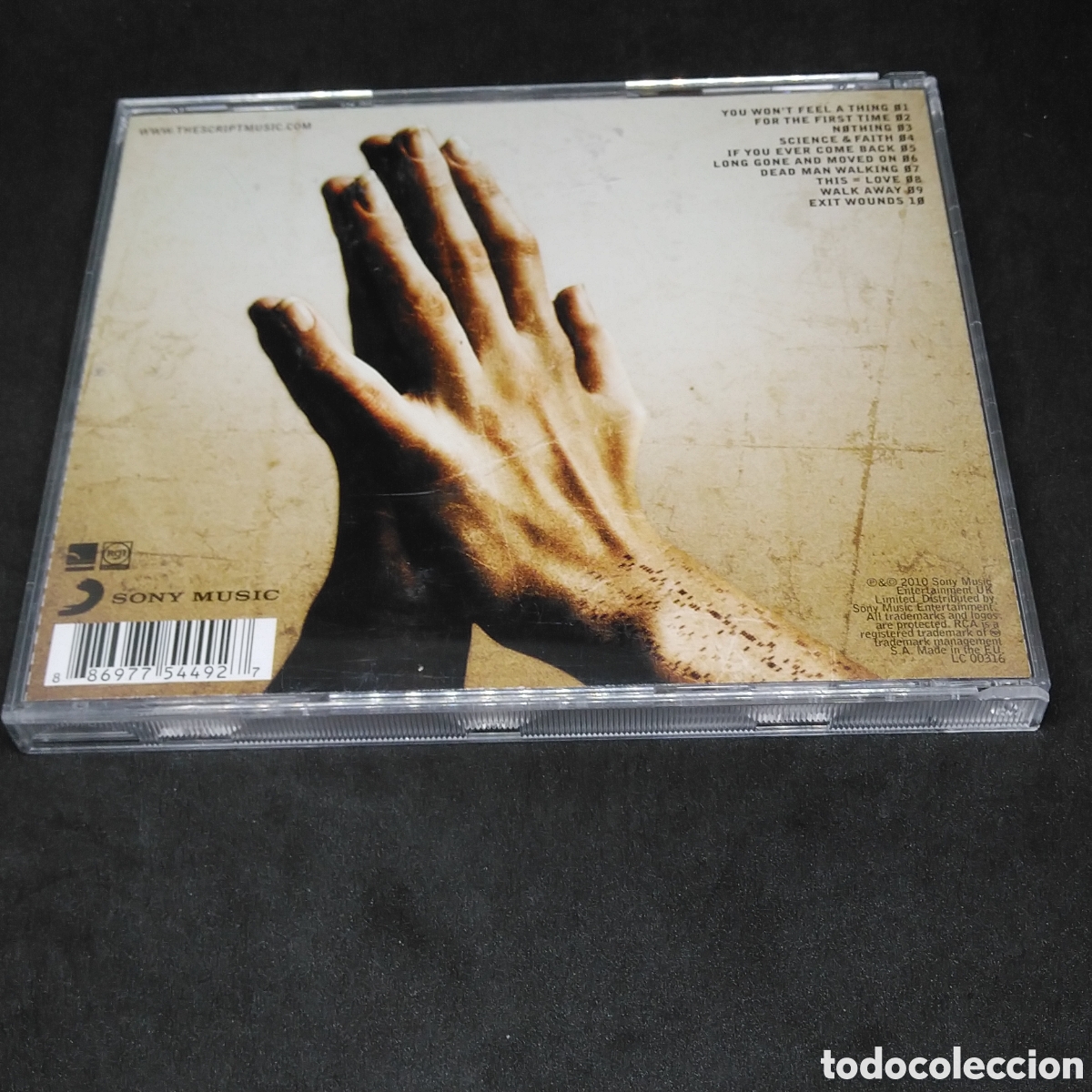 CDs de m&uacute;sica: THE SCRIPT - SCIENCE & FAITH - 2010 - CD - DISCO VERIFICADO - AND - Foto 2