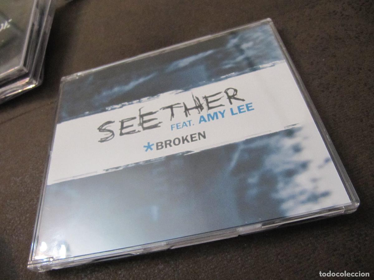 CDs de m&uacute;sica: PROMO CD SINGLE - SEETHER FEAT. AMY LEE - BROKEN - Foto 1