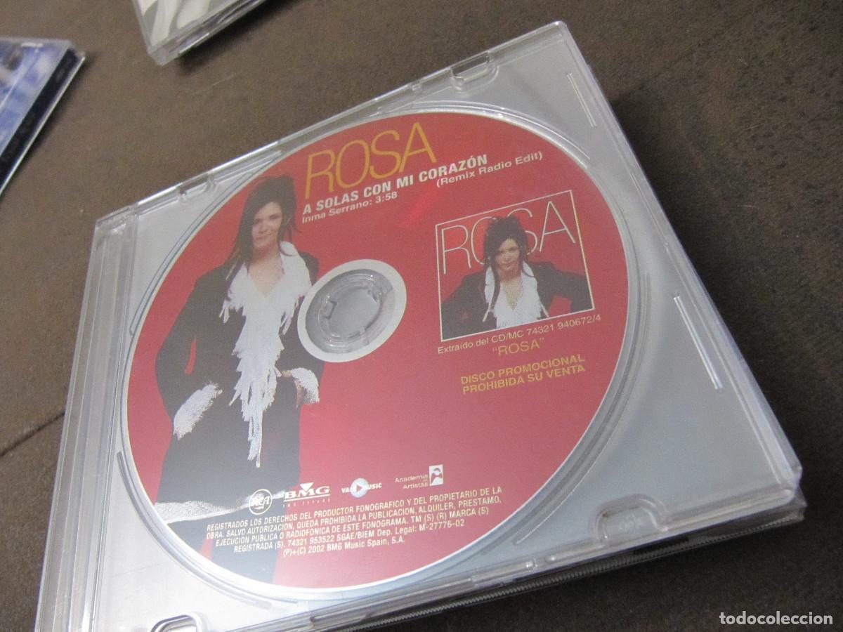 CDs de m&uacute;sica: Rosa &ndash; A Solas Con Mi Coraz&oacute;n CD SINGLE - Foto 1