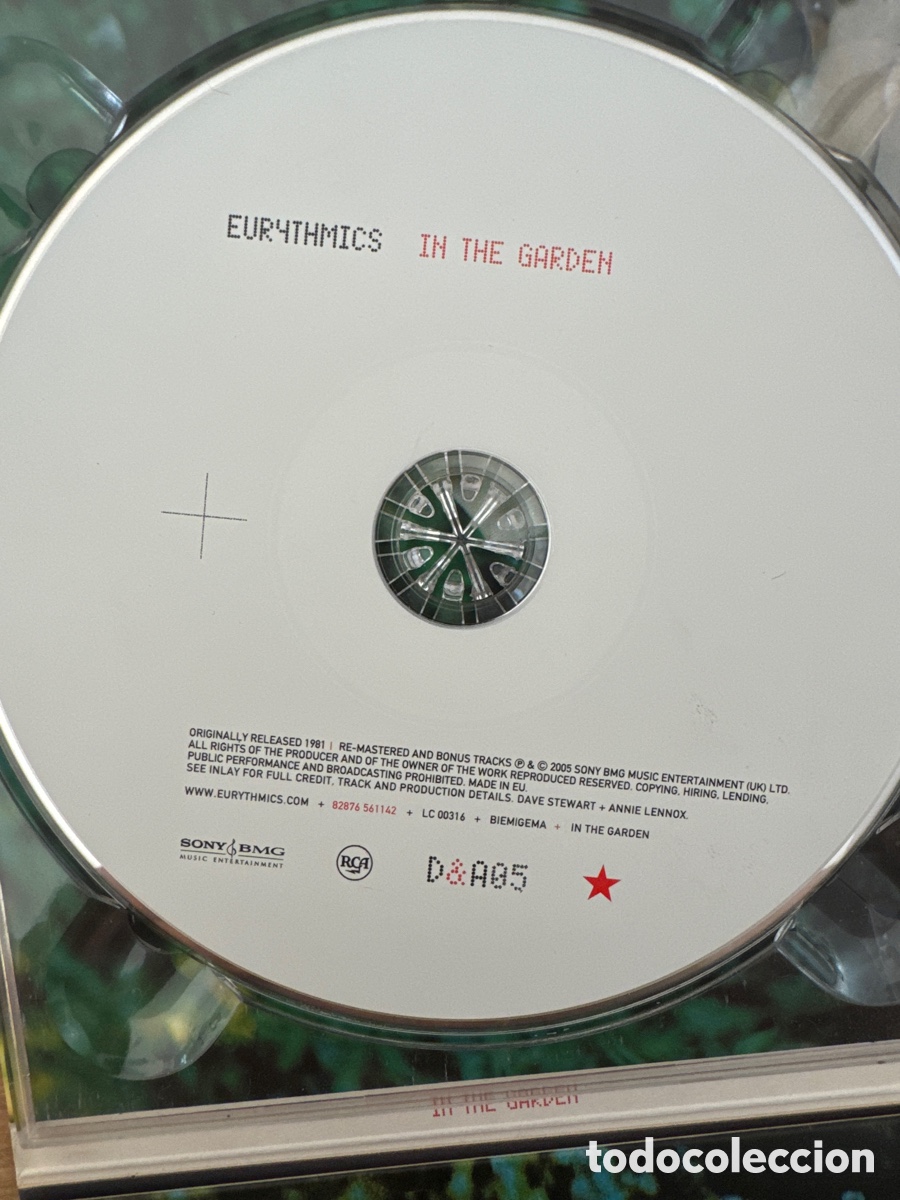 CDs de m&uacute;sica: EURYTHMICS - In the garden - - Foto 4