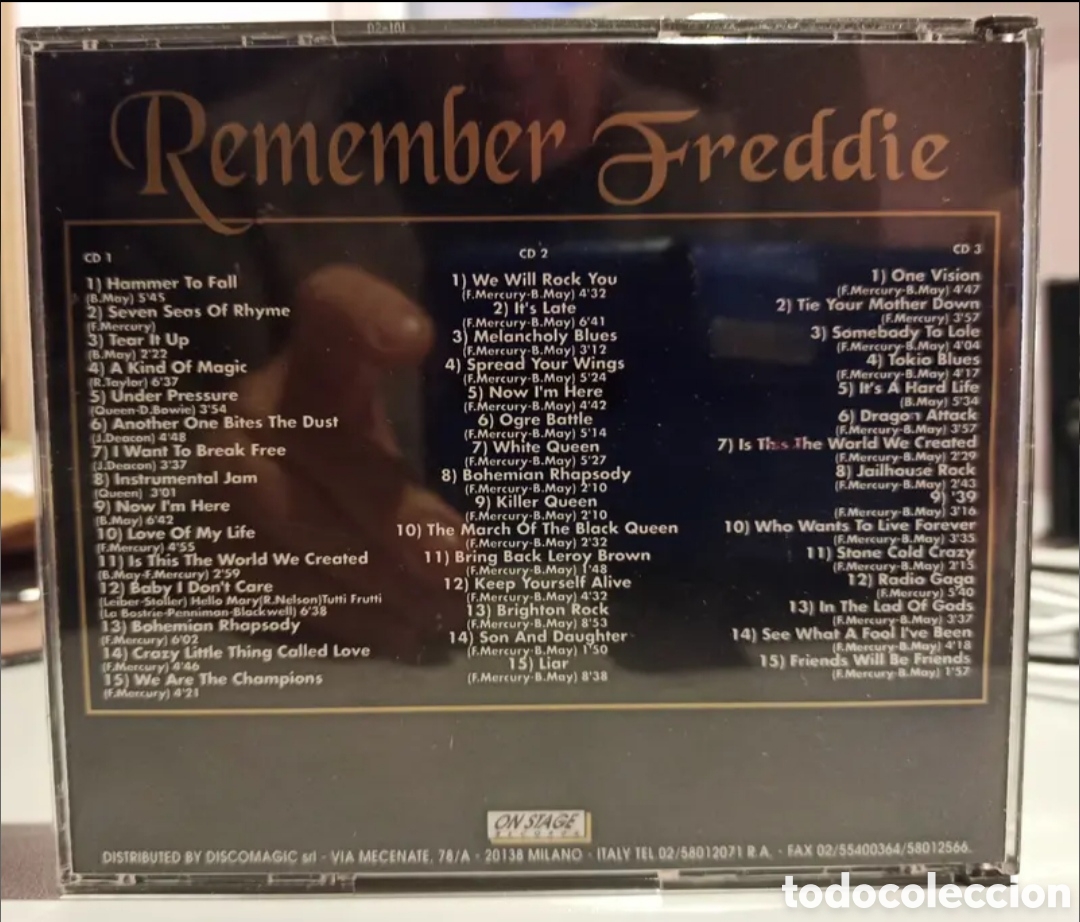 CDs de m&uacute;sica: QUEEN - REMEMBER FREDDIE - 3CD - Foto 2