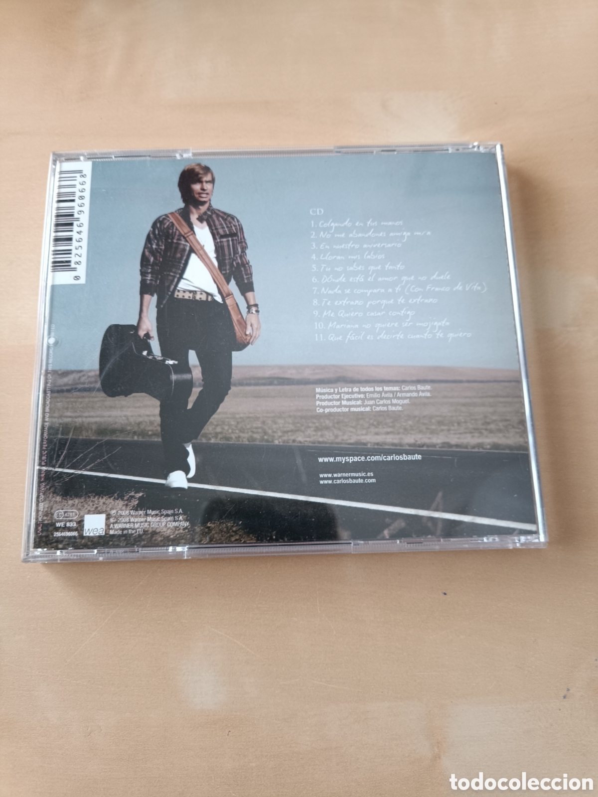 CDs de m&uacute;sica: CD CARLOS BAUTE - DE MI PU&Ntilde;O Y LETRA - Foto 2