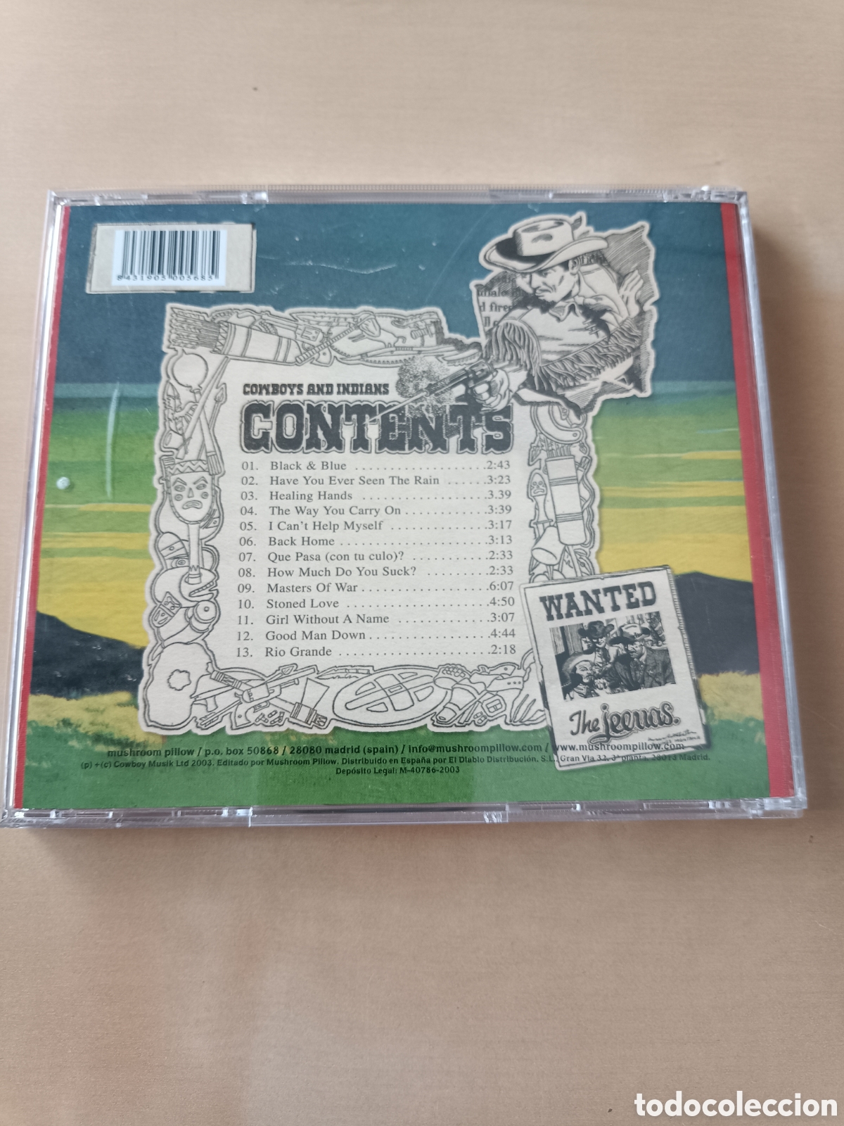 CDs de m&uacute;sica: CD THE JEEVAS - COWBOYS AND INDIANS - Foto 2