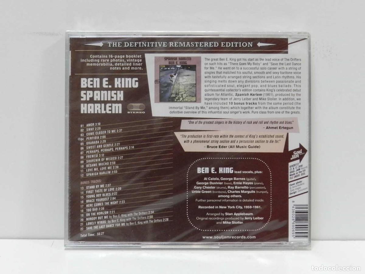 CDs de m&uacute;sica: DISCO CD. Ben E. King &ndash; Spanish Harlem. COMPACT DISC. PRECINTADO. - Foto 2