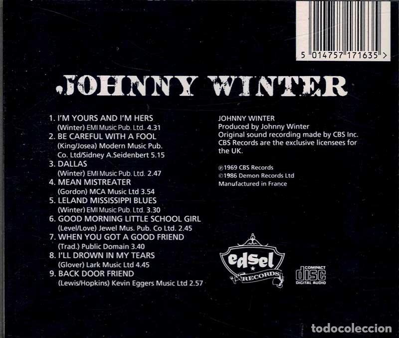 CDs de m&uacute;sica: Johnny Winter - Johnny Winter. CD - Foto 2