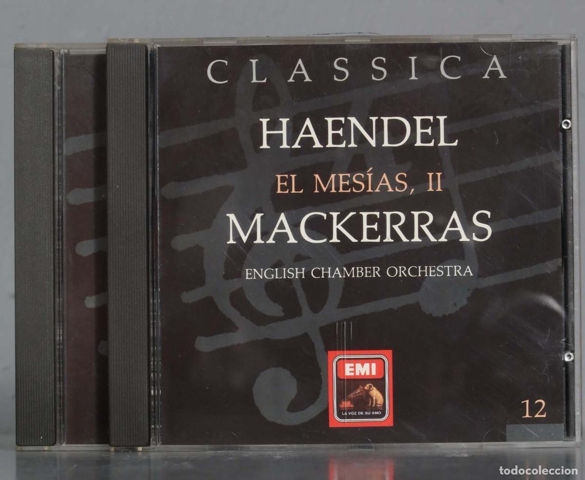 CDs de m&uacute;sica: 2 CD. HAENDEL EL MES&Iacute;AS, MACKERRAS. 2 VOLS - Foto 1