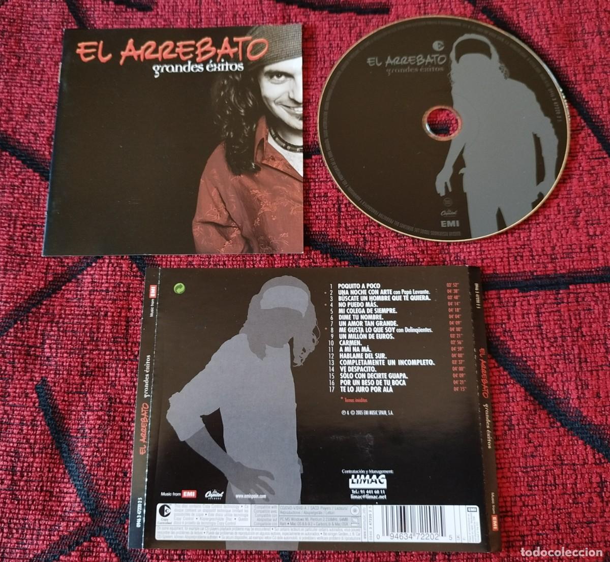 CDs de m&uacute;sica: EL ARREBATO ** Grandes Exitos ** CD ORIGINAL 2005 - Foto 1