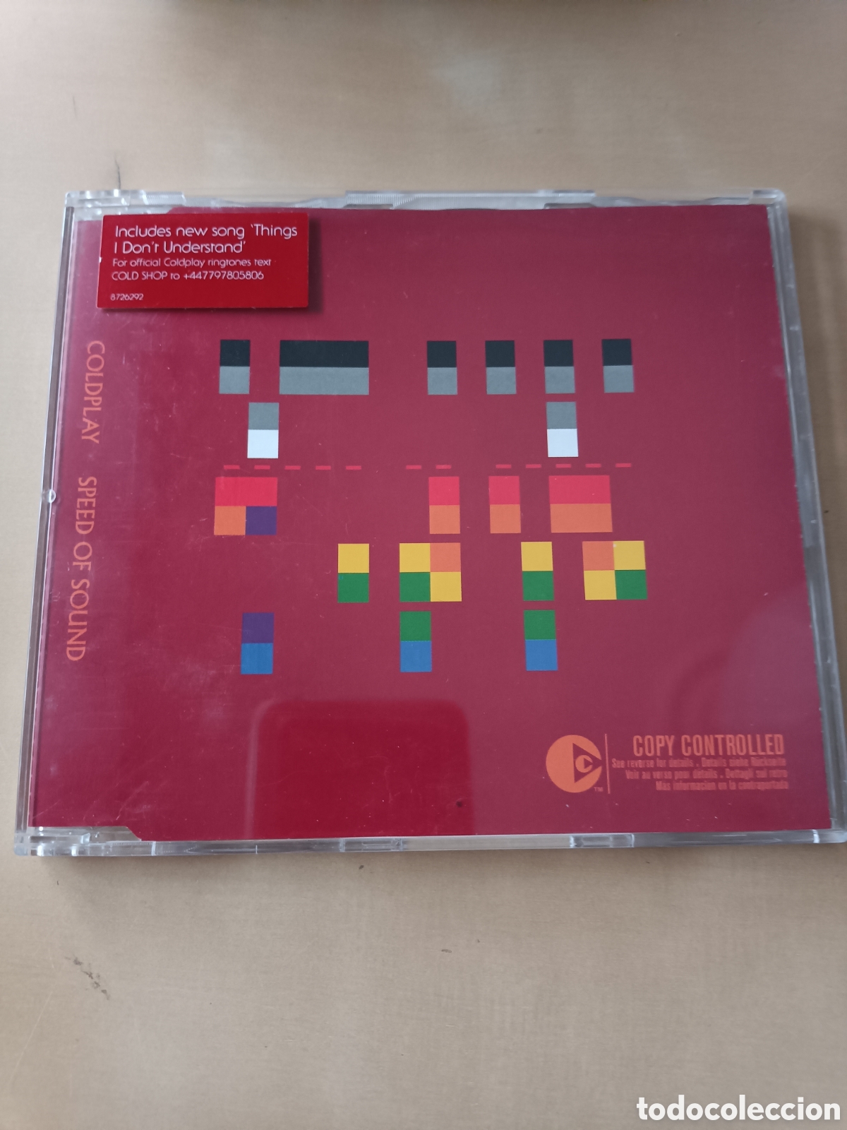 CDs de m&uacute;sica: CD SINGLE COLDPLAY SPEED OF SOUND - Foto 1