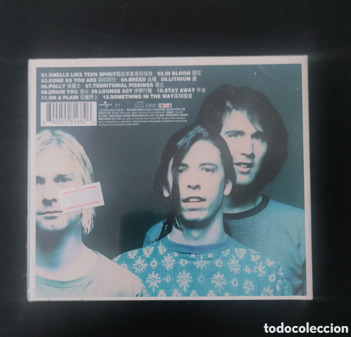 CDs de m&uacute;sica: CD Nirvana Nevermind edici&oacute;n China precintado sin abrir - Foto 2