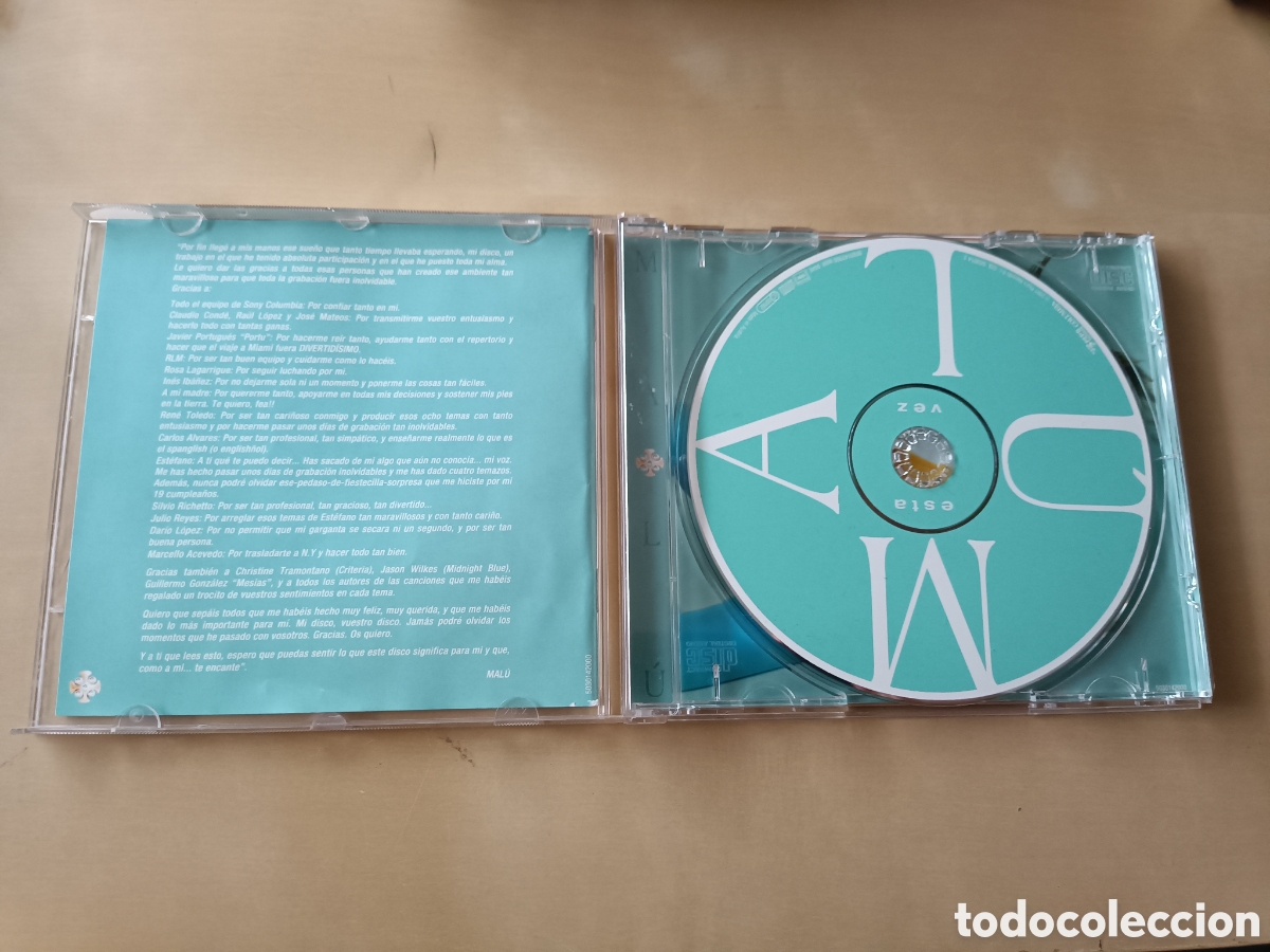 CDs de m&uacute;sica: CD MAL&Uacute; - ESTA VEZ (2001) - Foto 3