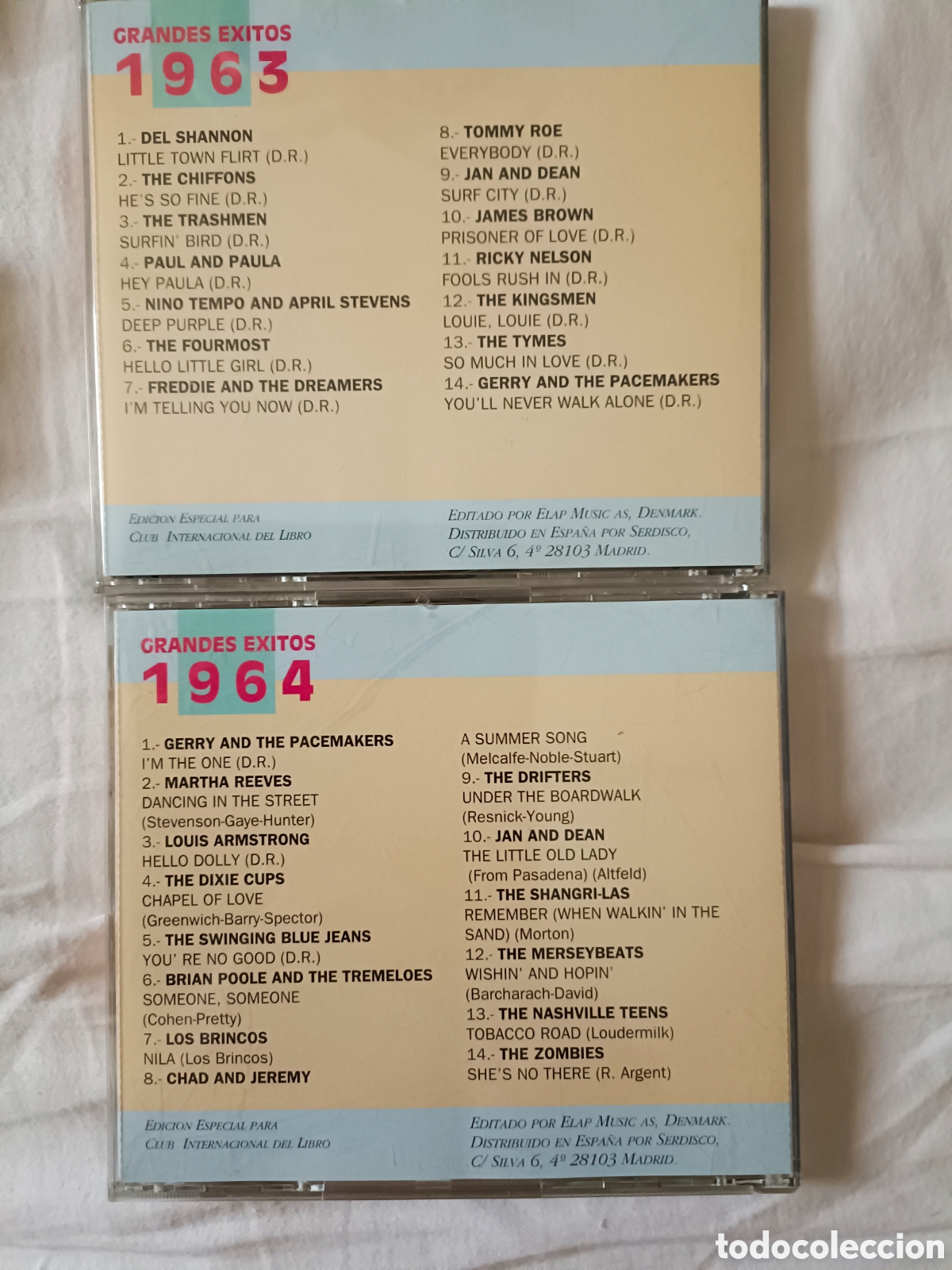 CDs de m&uacute;sica: Grandes &eacute;xitos de los a&ntilde;os 60 - Foto 2