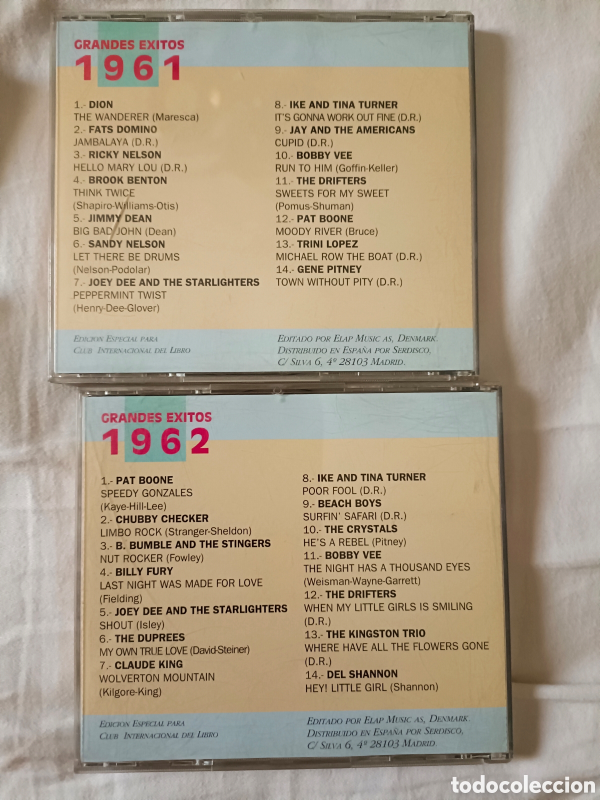 CDs de m&uacute;sica: Grandes &eacute;xitos de los a&ntilde;os 60 - Foto 3