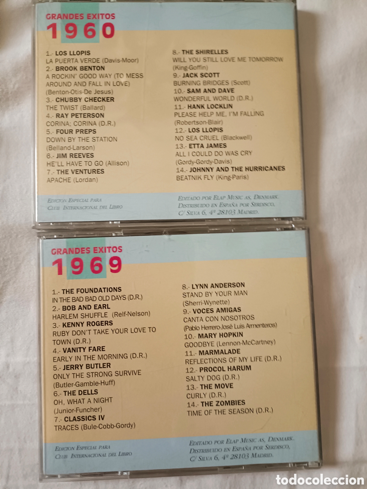 CDs de m&uacute;sica: Grandes &eacute;xitos de los a&ntilde;os 60 - Foto 4
