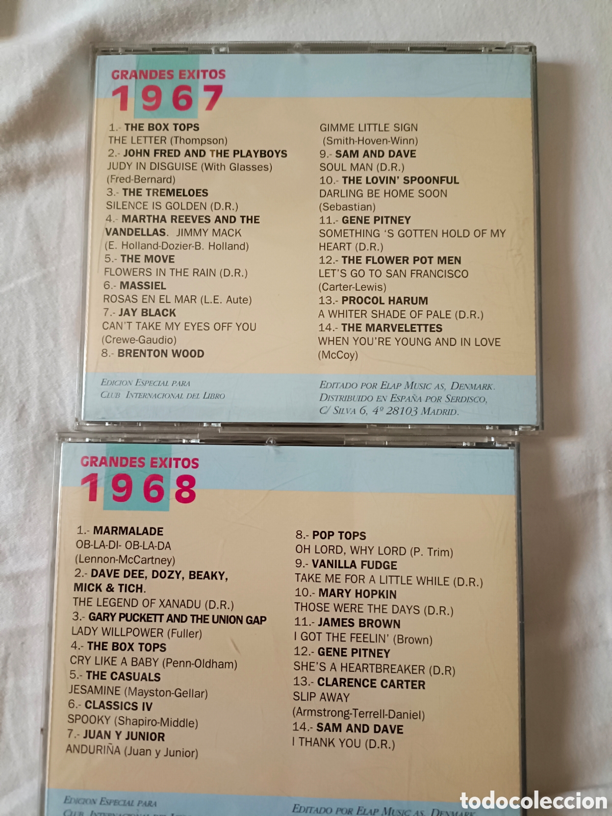 CDs de m&uacute;sica: Grandes &eacute;xitos de los a&ntilde;os 60 - Foto 5