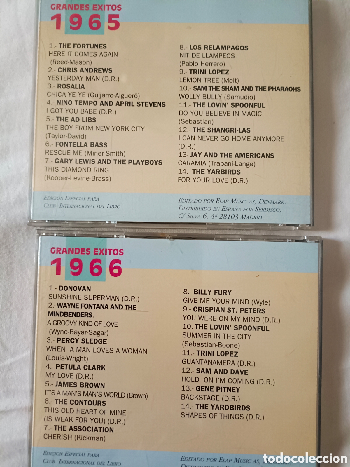 CDs de m&uacute;sica: Grandes &eacute;xitos de los a&ntilde;os 60 - Foto 6