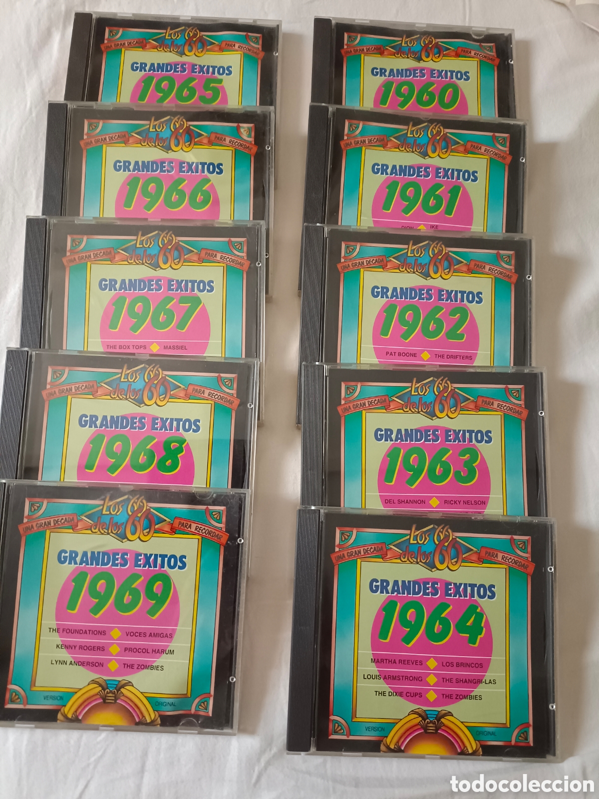 CDs de m&uacute;sica: Grandes &eacute;xitos de los a&ntilde;os 60 - Foto 1