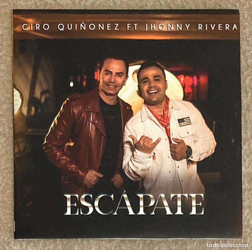 CDs de m&uacute;sica: CIRO QUI&Ntilde;ONEZ FT JHONNY RIVERA. ESCAPATE (0673CD)