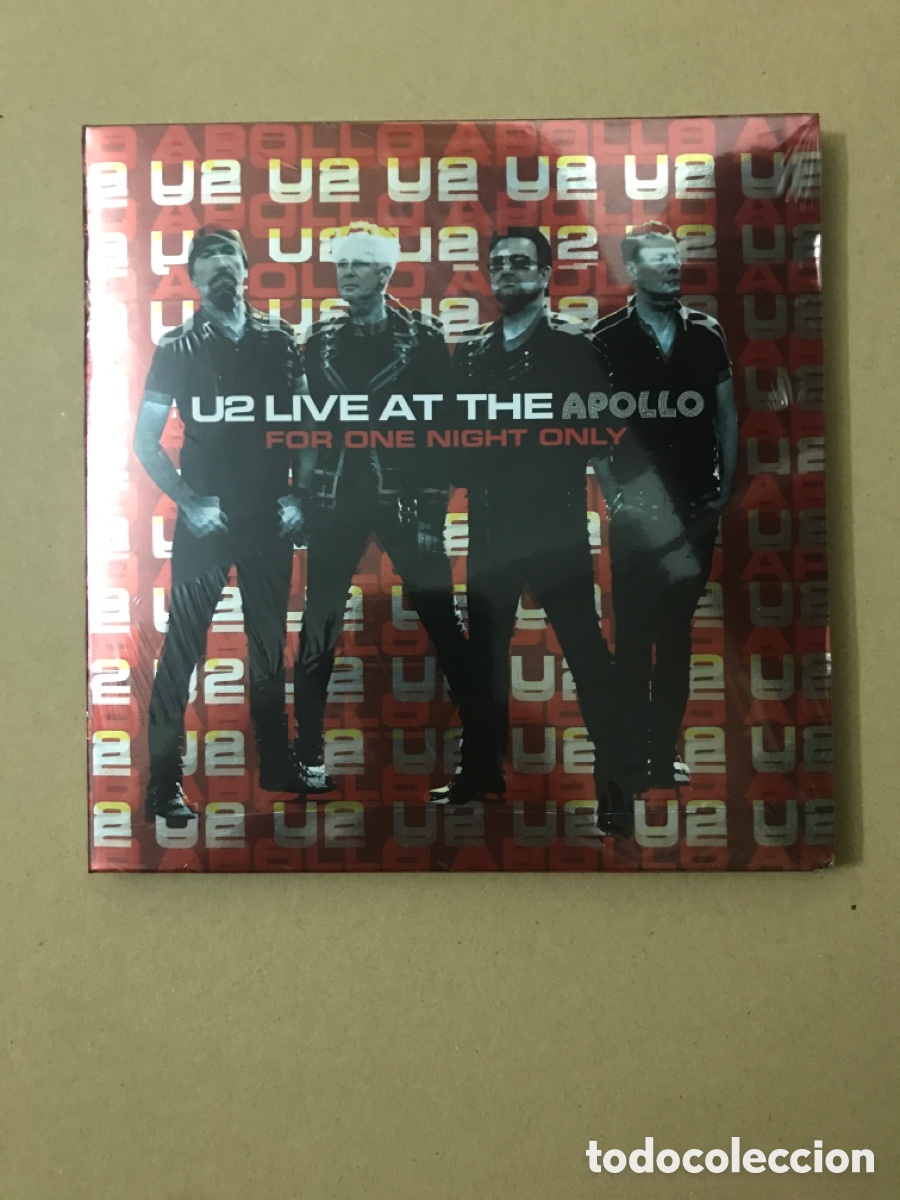 CDs de M&uacute;sica: U2- Live at the Apollo for One night only - DOBLE CD + fotos edici&oacute;n limitada 2021 ( nuevo )