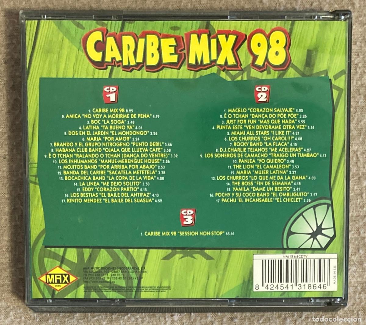 CDs de m&uacute;sica: CARIBE MIX 98 3 CD&acute;S (0665CD) - Foto 2