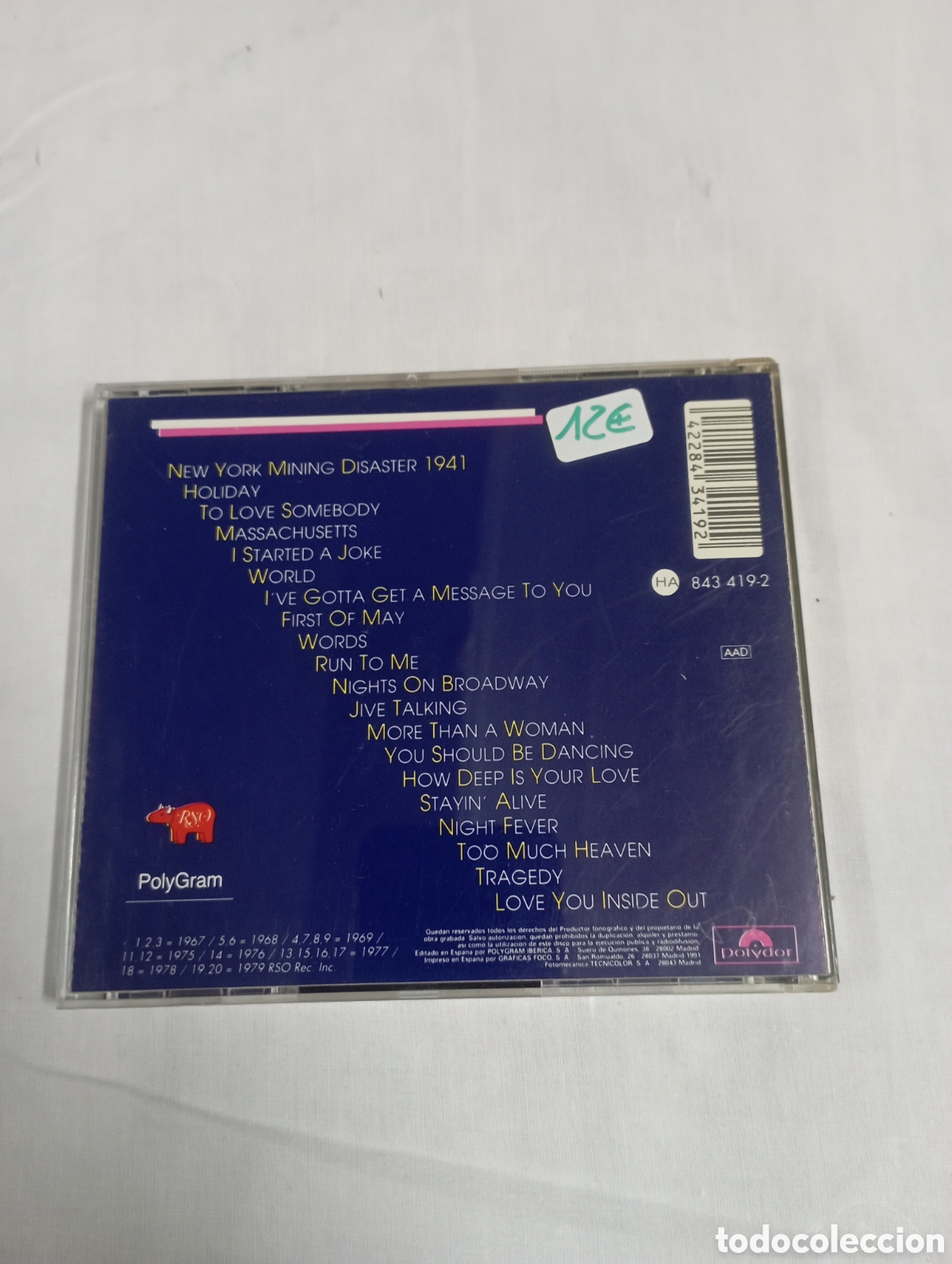 CDs de m&uacute;sica: Bee Gees Story version original - Foto 2