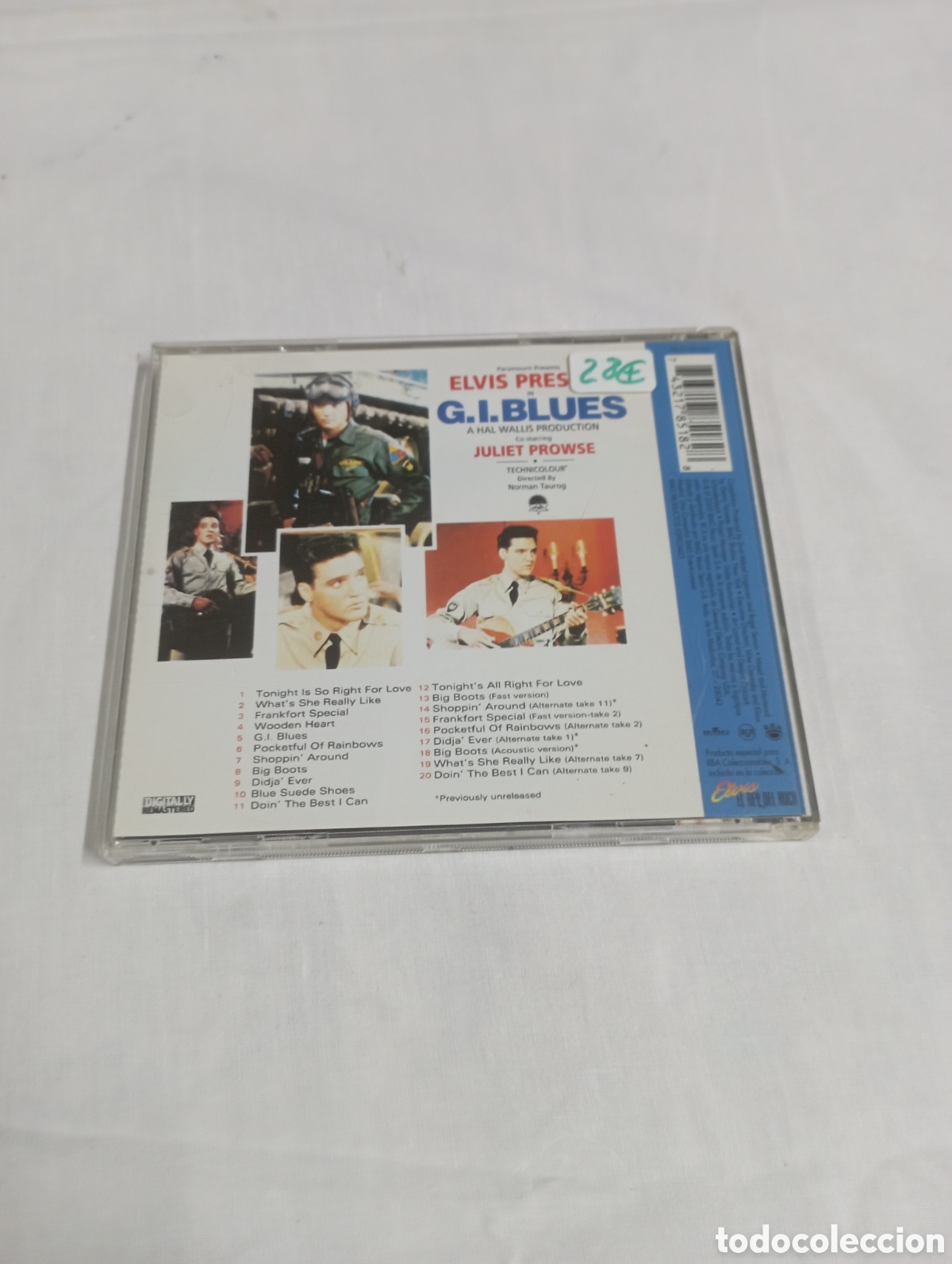 CDs de m&uacute;sica: Elvis G.I.blues original - Foto 2