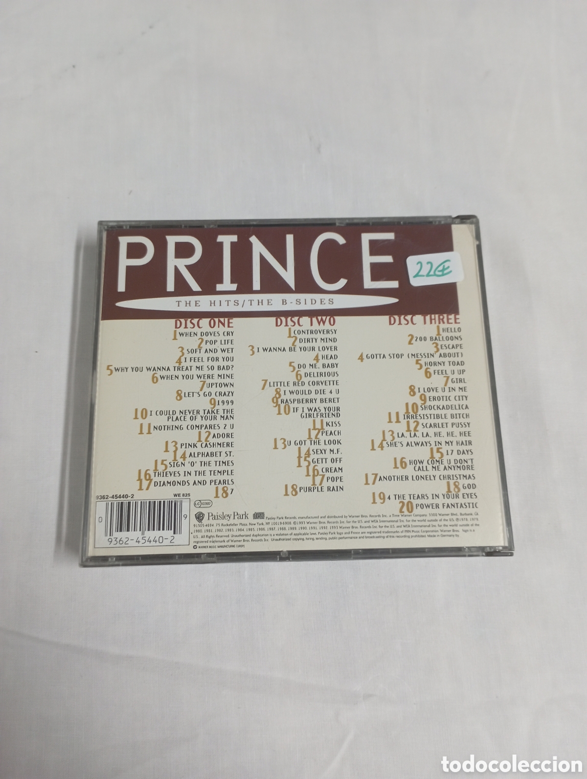 CDs de m&uacute;sica: Prince the hits/the B-sides - Foto 2