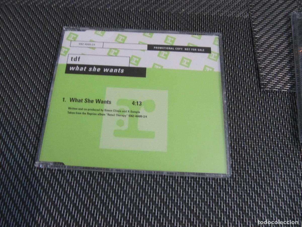 CDs de m&uacute;sica: PROMO CD SINGLE - TDF - WHAT SHE WANTS - Foto 1