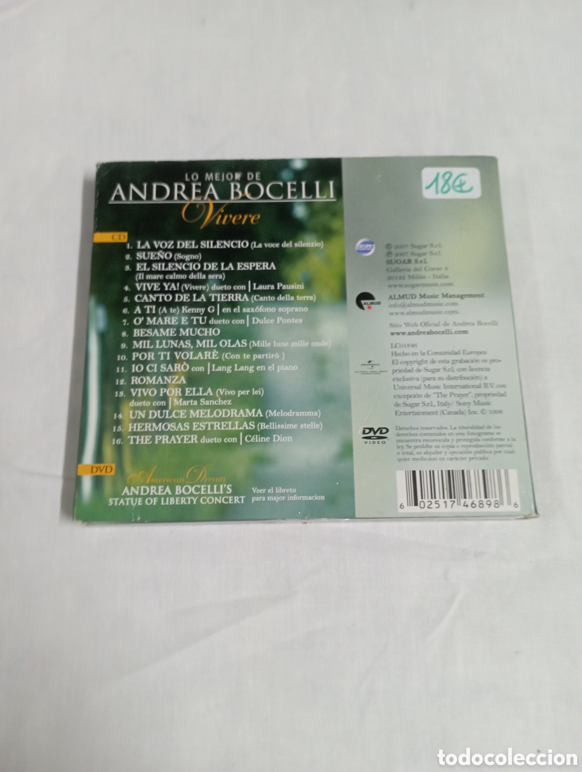 CDs de m&uacute;sica: Andrea Bocelli Vivere - Foto 2