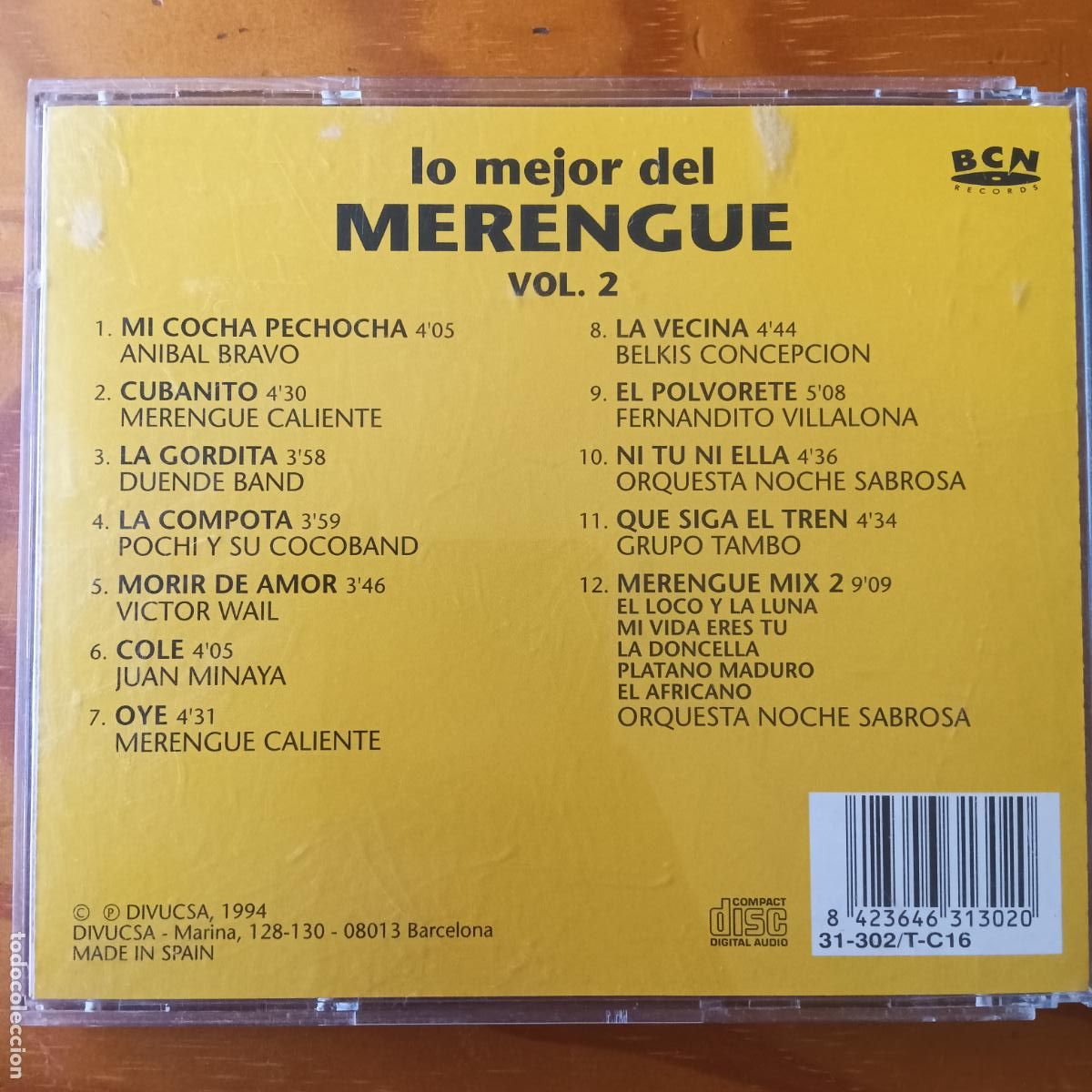 CDs de m&uacute;sica: LE MEJOR DEL MERENGUE. CD - Foto 2