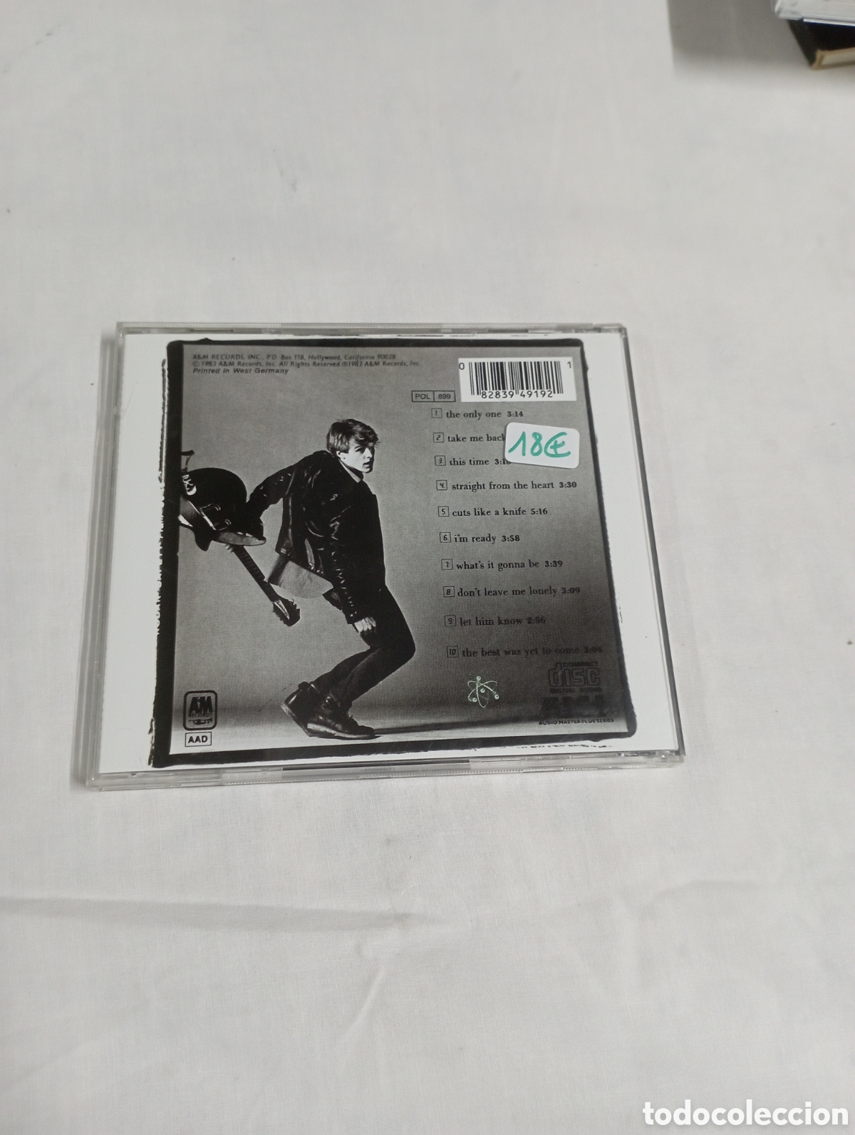CDs de m&uacute;sica: Bryan Adams cuts like a knife - Foto 2