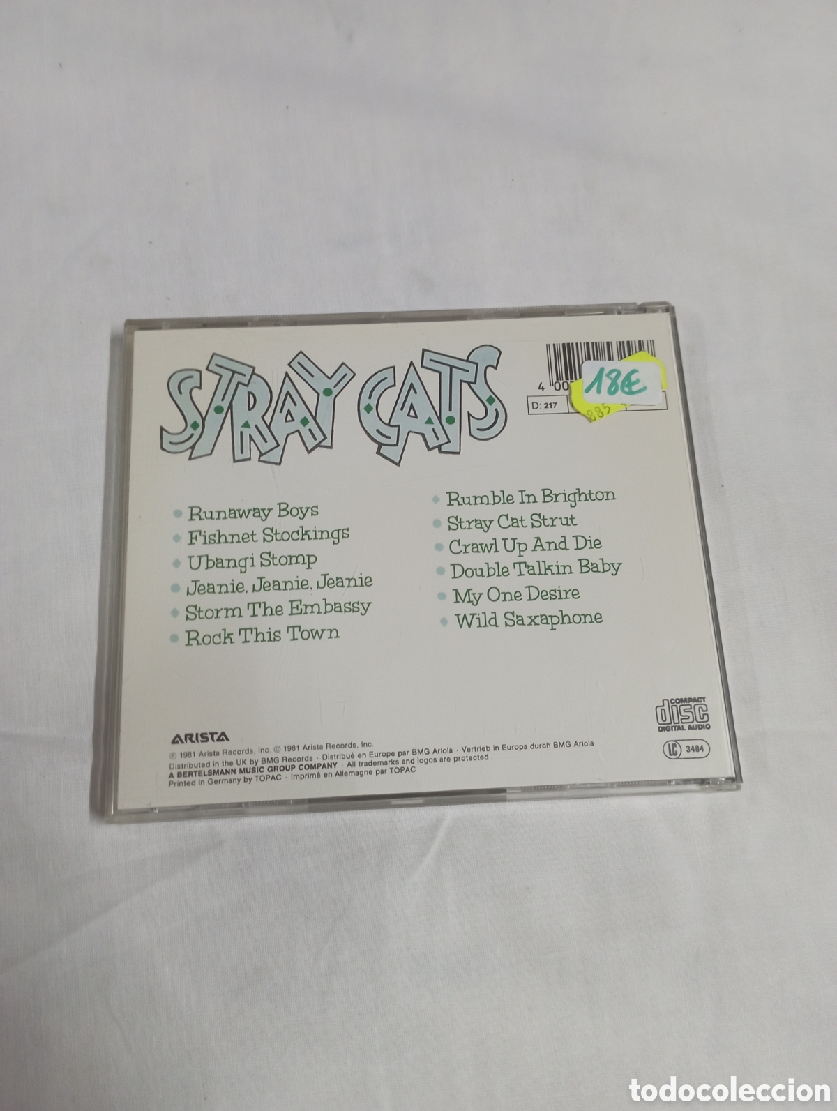 CDs de m&uacute;sica: Stray cats cd original - Foto 2