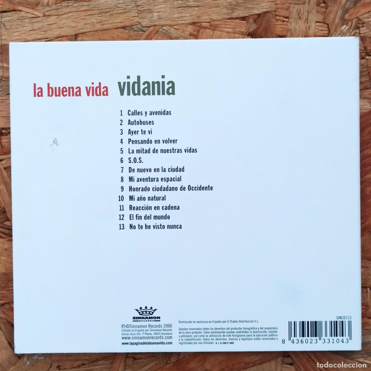 CDs de m&uacute;sica: CD La Buena Vida &ndash; Vidania - Foto 2