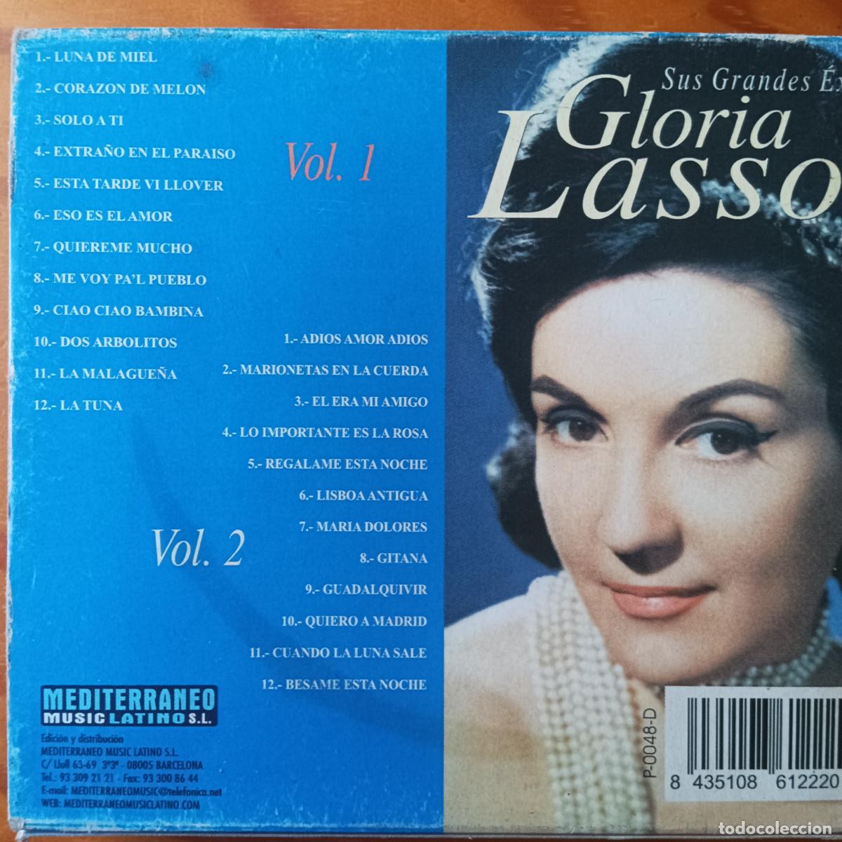 CDs de m&uacute;sica: GLORIA LASSO, SUS GRANDES EXITOS. 2 CDs - Foto 2