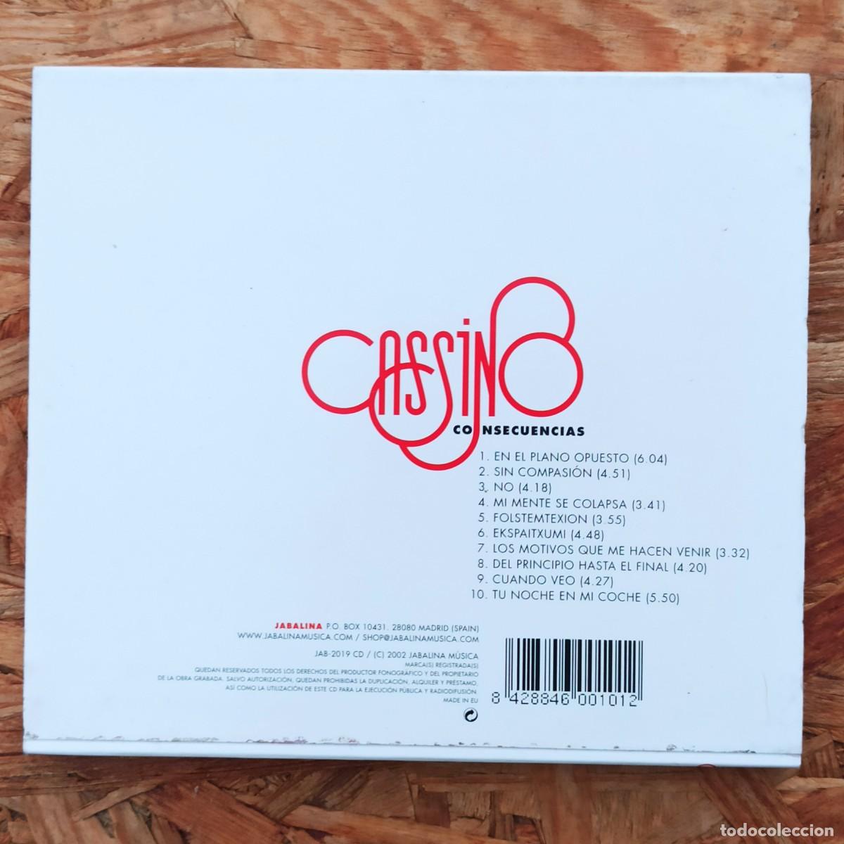 CDs de m&uacute;sica: CD Cassino &ndash; Consecuencias - Foto 2