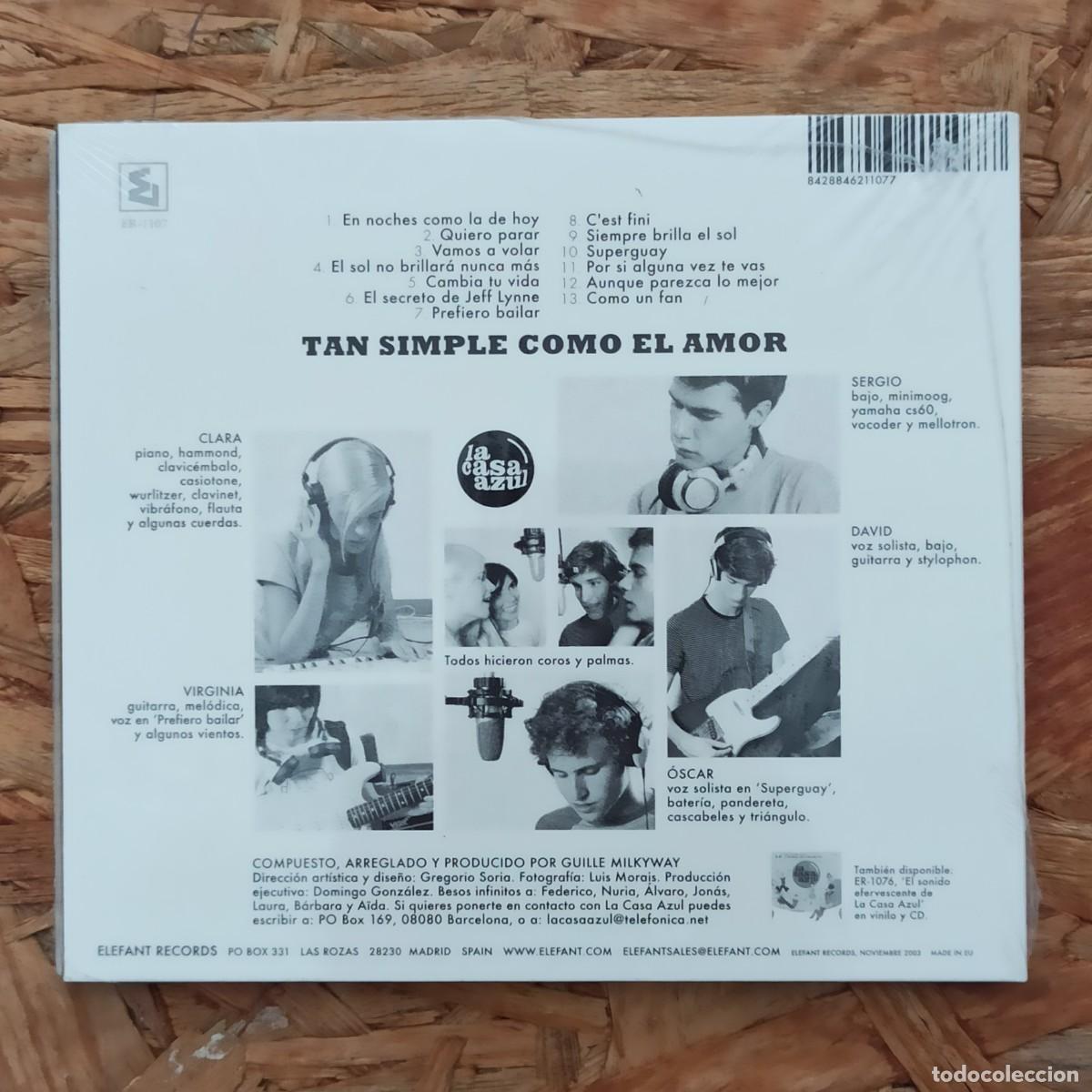 CDs de m&uacute;sica: CD La Casa Azul &ndash; Tan Simple Como El Amor - Foto 2
