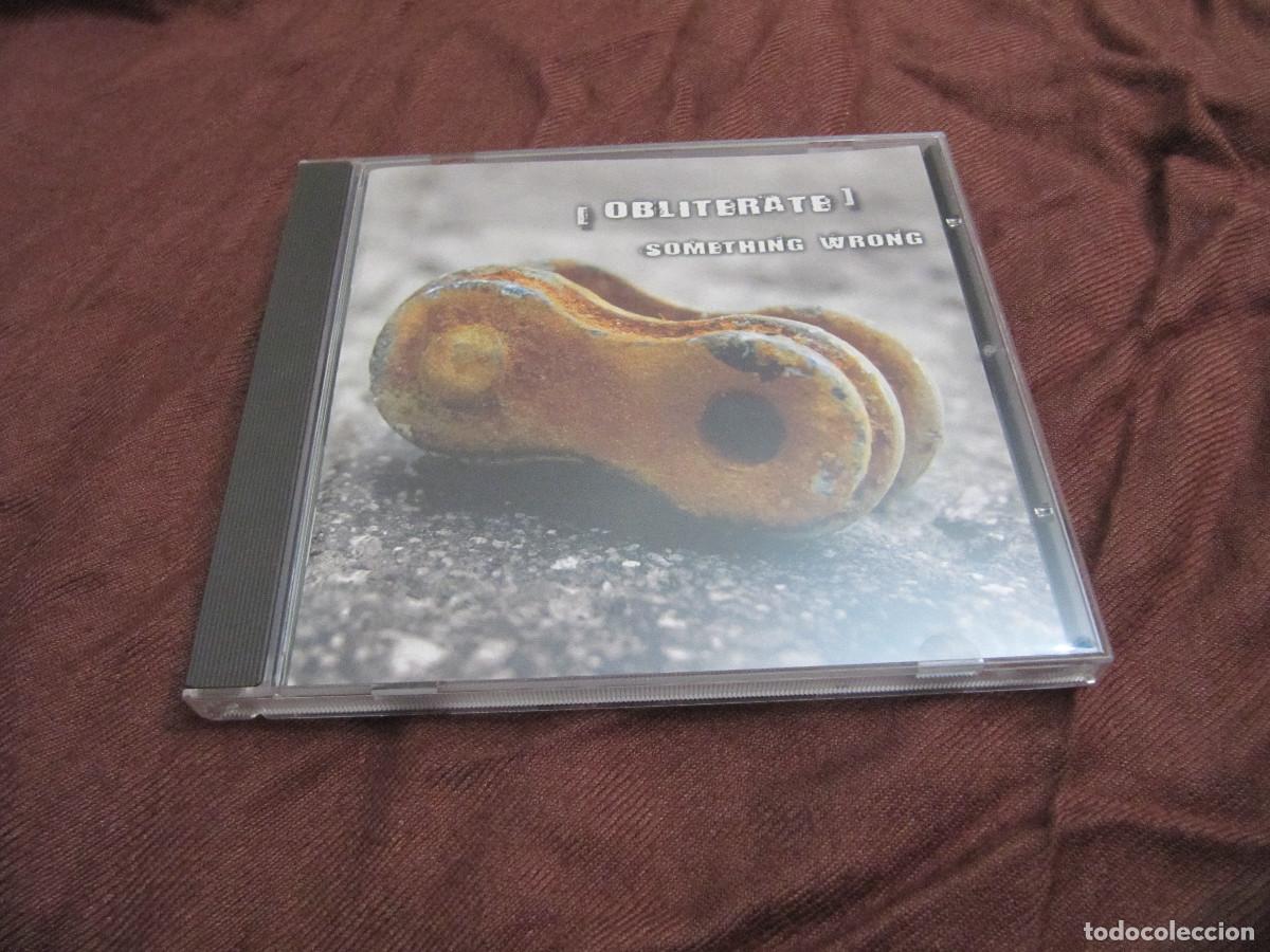 CDs de m&uacute;sica: OBLITERATE - SOMETHING WRONG - Foto 1