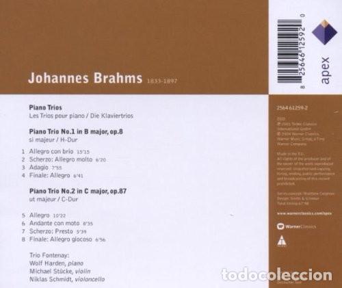 CDs de m&uacute;sica: BRAHMS: PIANO TRIOS 1 & 2 - APEX (WARNER)- CD - Foto 2