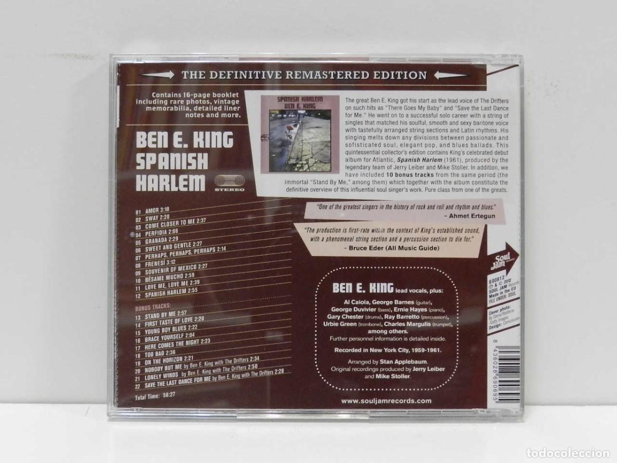 CDs de m&uacute;sica: DISCO CD. Ben E. King &ndash; Spanish Harlem. COMPACT DISC. - Foto 2